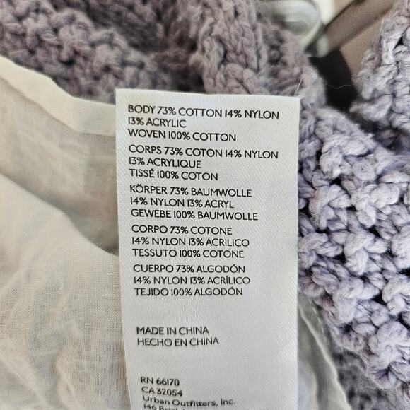 Maeve Lavender Layered-Peplum Turtleneck Sweater - Picture 11 of 11